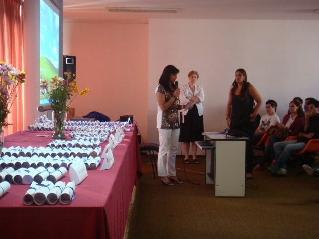 El Centro de Formación Profesional Empresarial de la UCIP entregó los diplomas del ciclo lectivo 2012