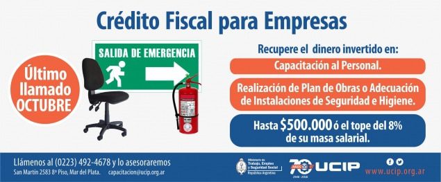 Proyectos de Crédito Fiscal del Ministerio de Trabajo