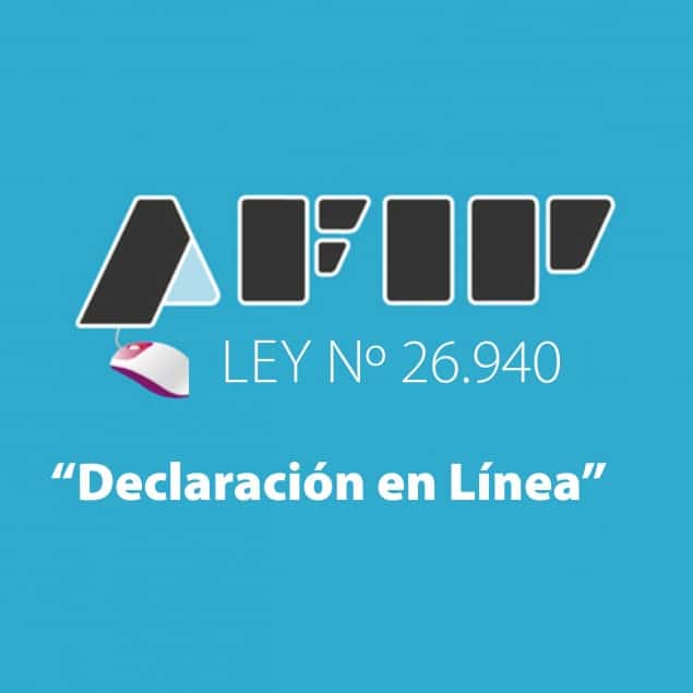 Sistema Informático AFIP “Declaración en Línea”