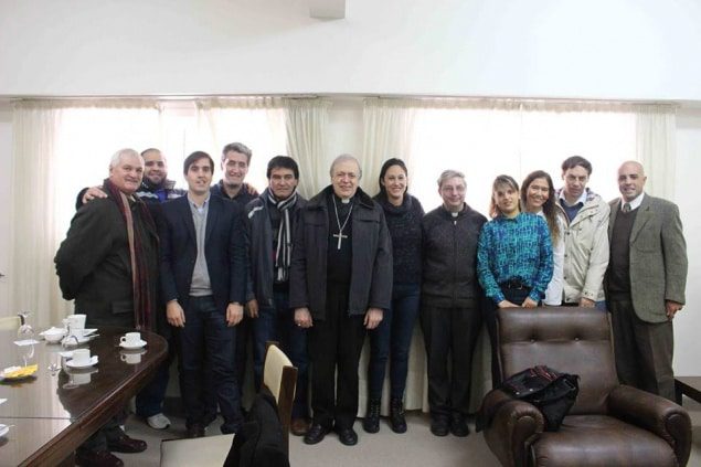 Jóvenes de UCIP participaron de la reunión con el Obispo Antonio Marino