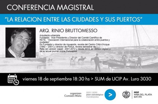 Conferencia Magistral en UCIP sobre “La relación entre las ciudades y sus puertos»