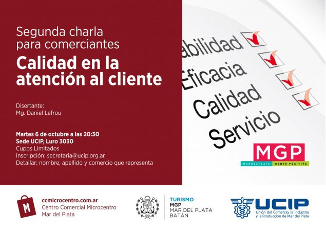 Capacitación gratuita de “Calidad en la atención al cliente”
