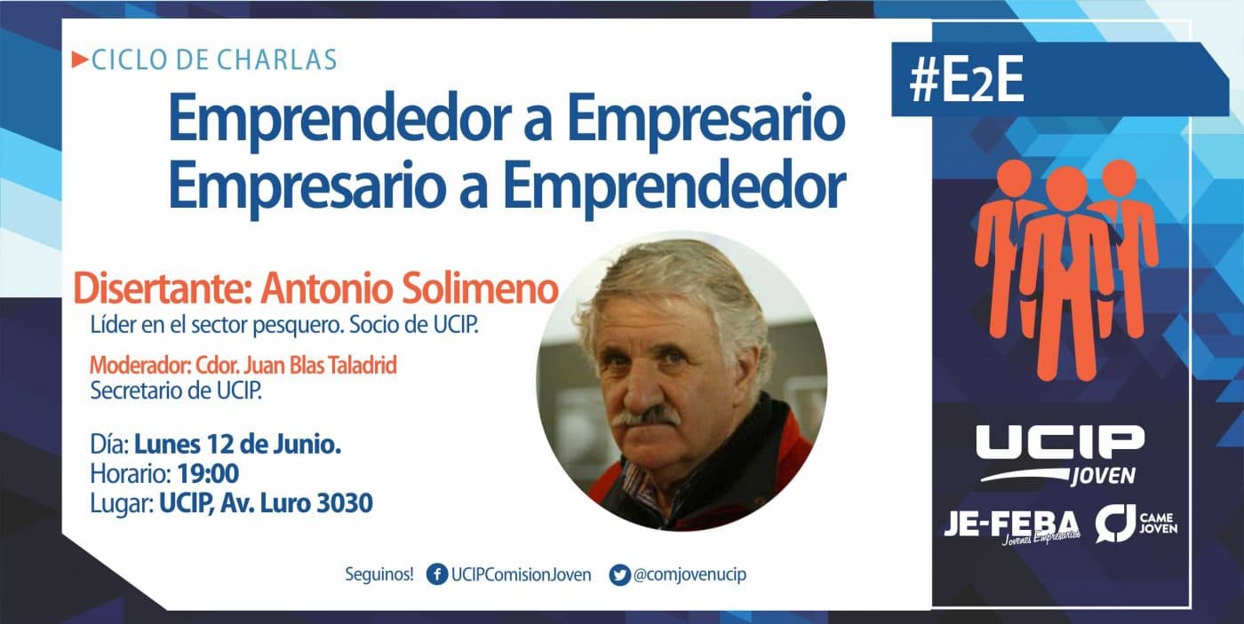 Ciclo de Charlas #E2E: Antonio Solimeno