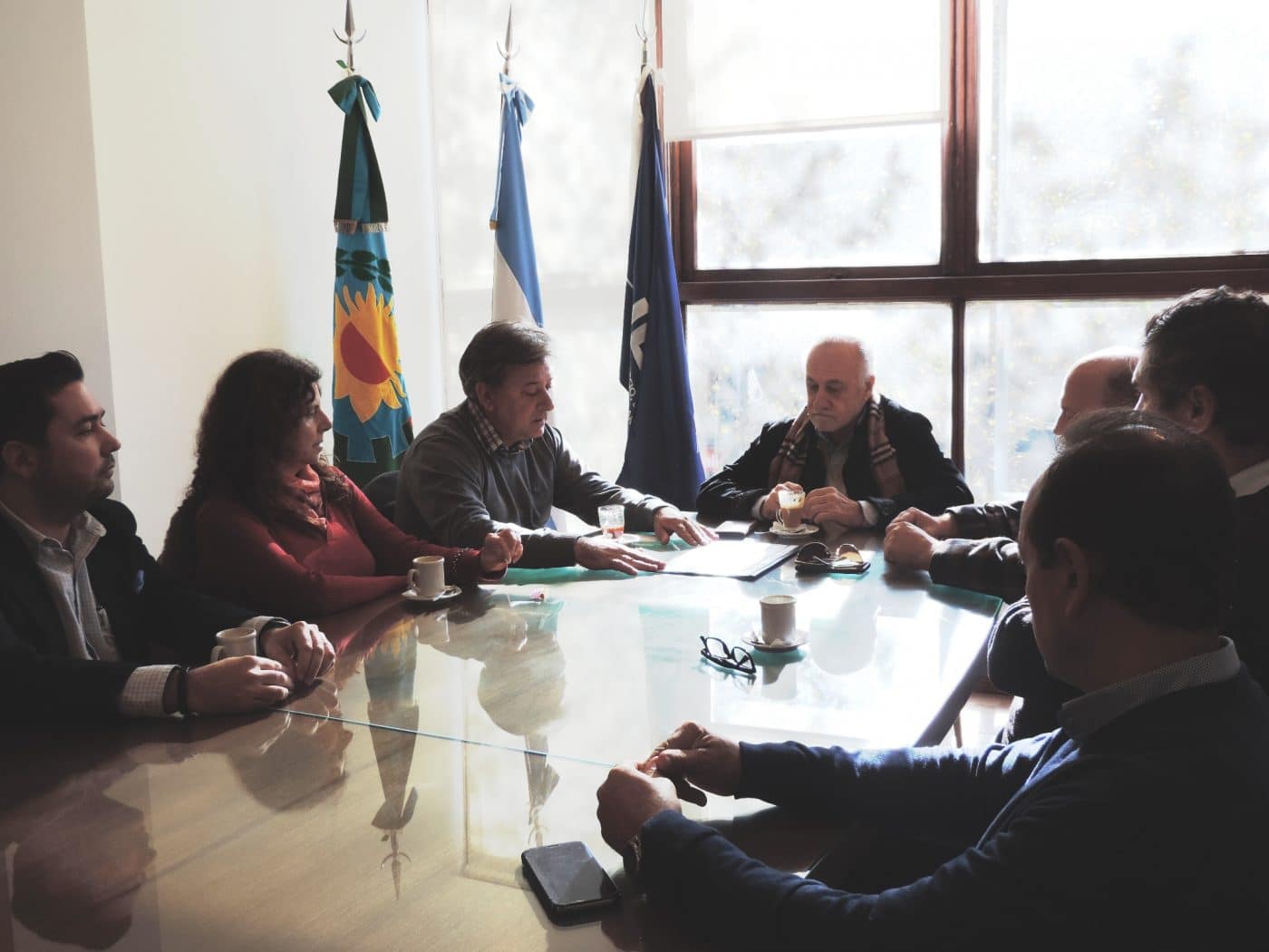 Reunión entre UCIP y las autoridades del Sindicato de Empleados de Comercio