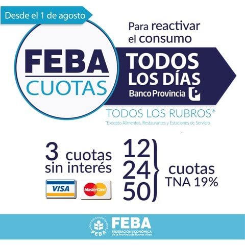 Lanzan 3, 12, 24 y 50 cuotas con tarjetas del Banco Provincia