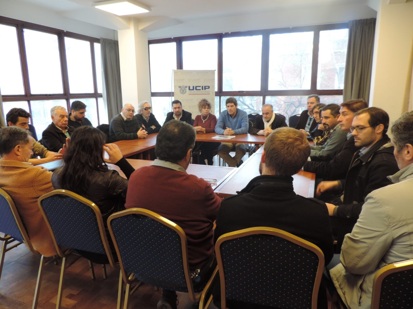 Reunión de dirigentes de la UCIP con el diputado Castello