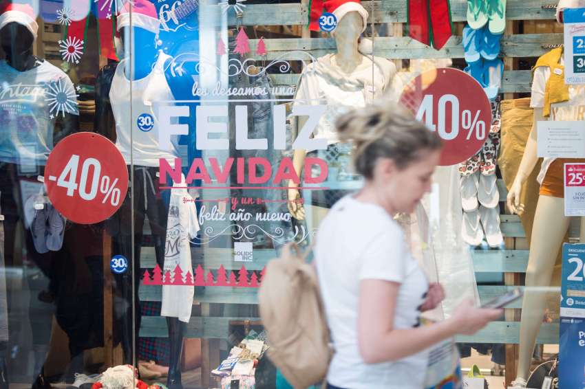 En el último fin de semana del año, las ventas crecieron un 8,5%