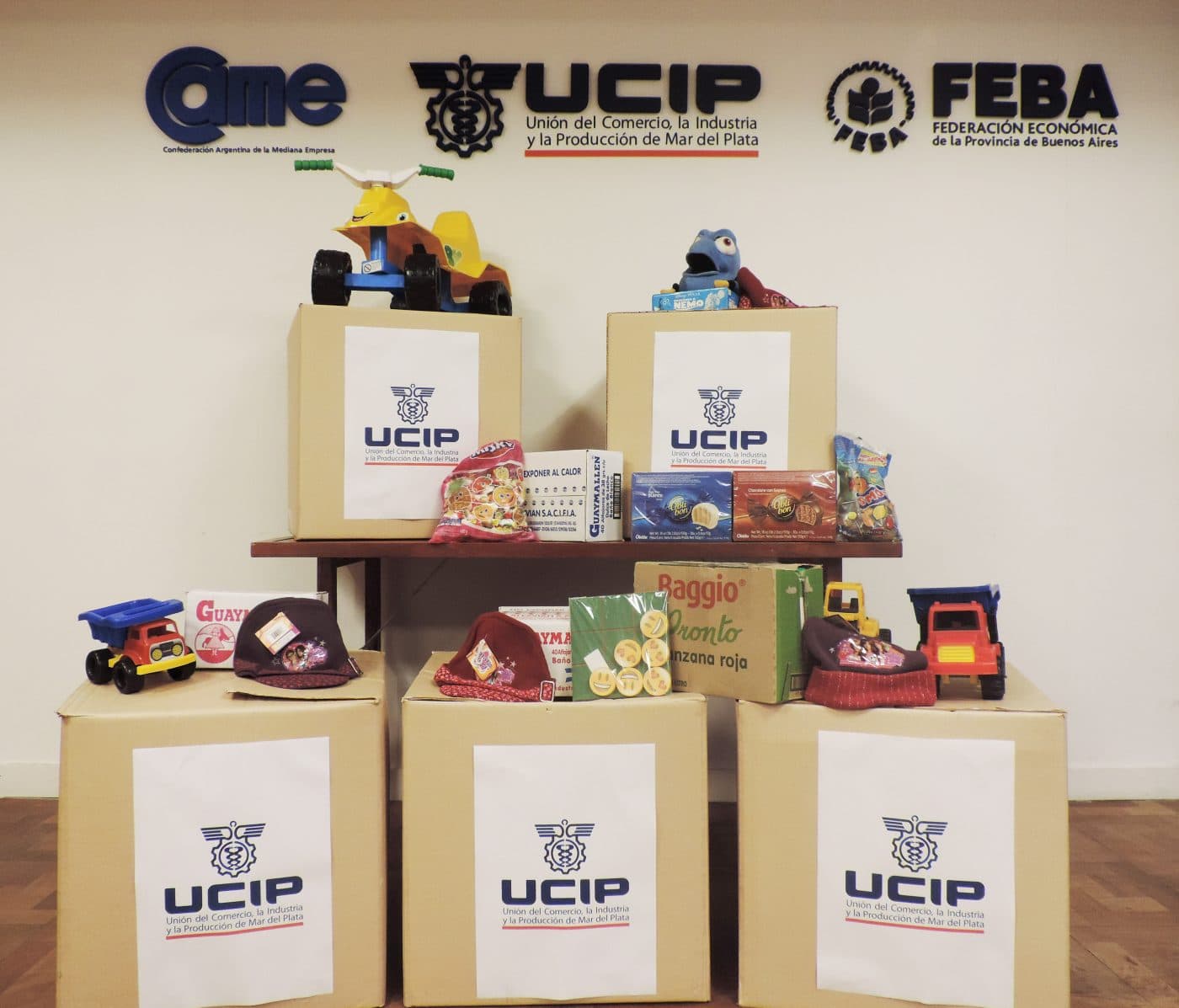 UCIP entregó donaciones por el Día del Niño