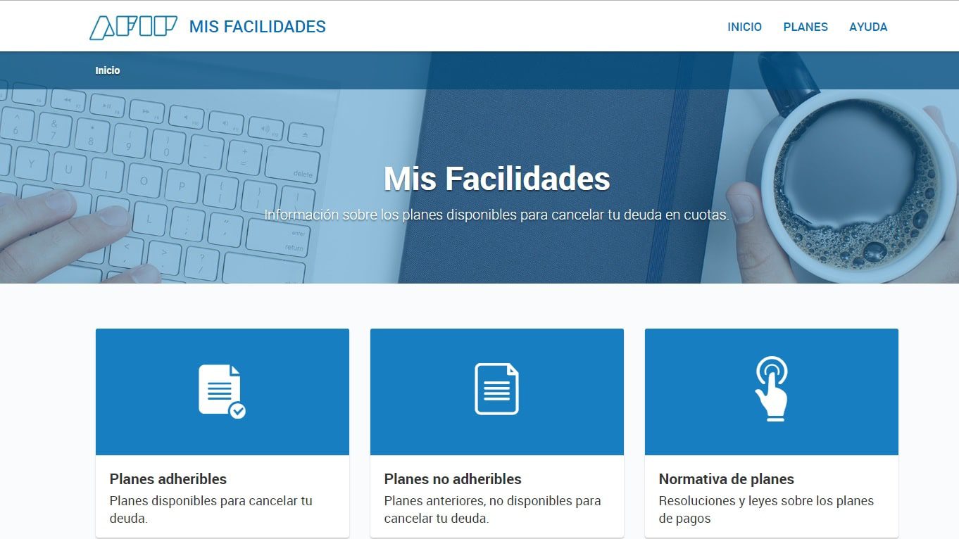AFIP brinda una nueva herramienta para que las Pymes puedan cancelar los planes de facilidades de pago