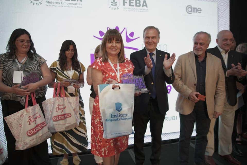 Claudia Álvarez Argüelles ganó el premio Mujer Empresaria Bonaerense 2019