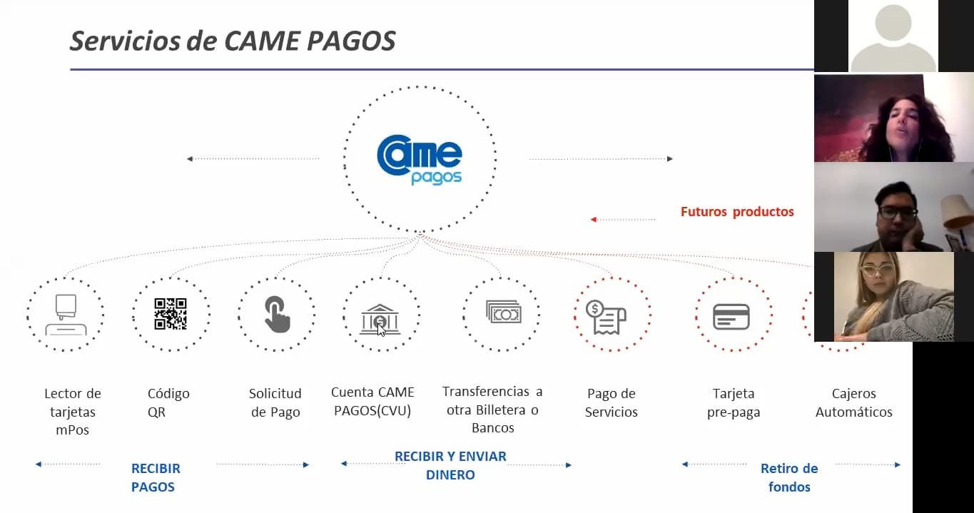 Se presentó el servicio CAME PAGO a comerciantes
