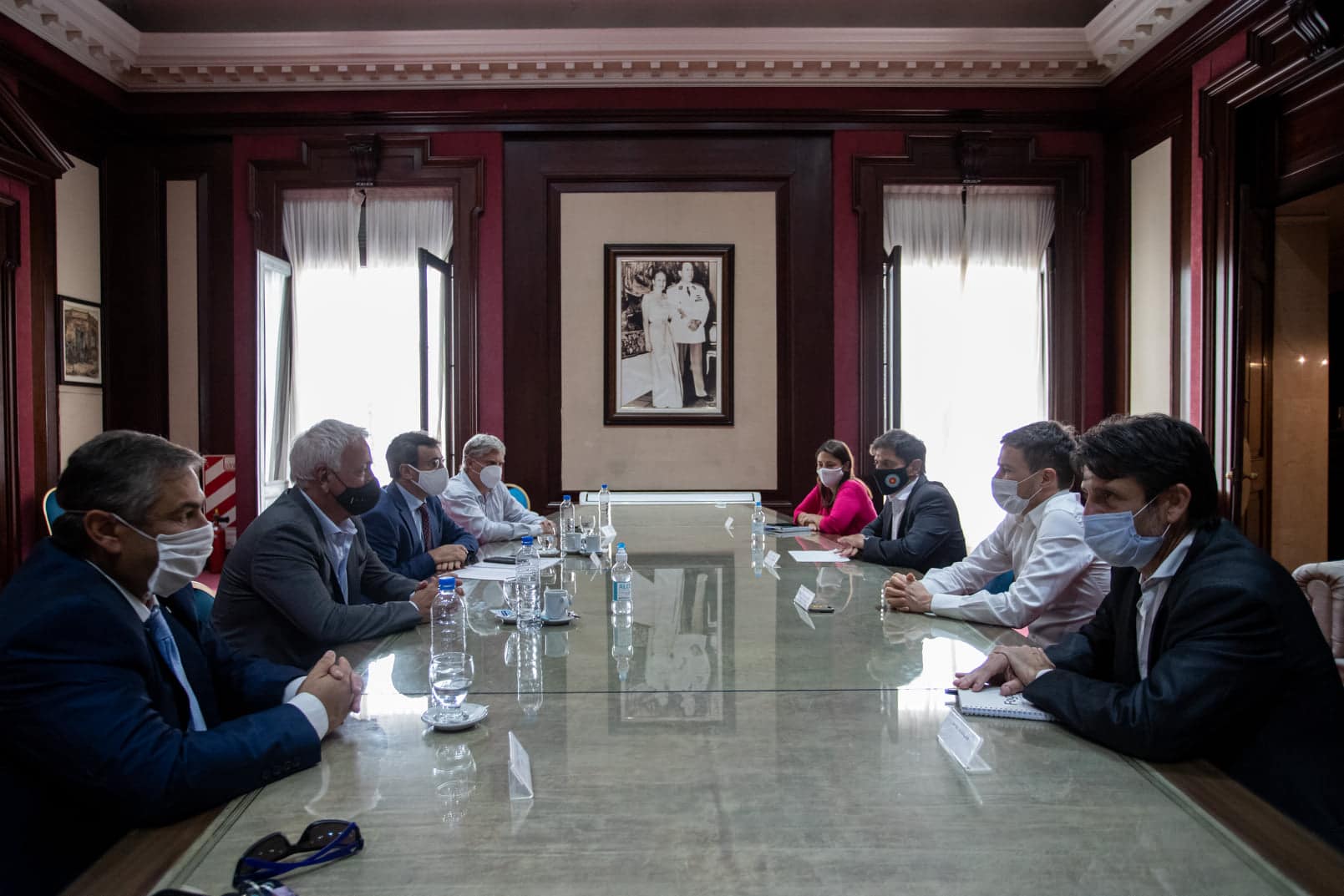 FEBA, ADIBA, UIPBA y CEPBA se reunieron con el gobernador, Axel Kicillof
