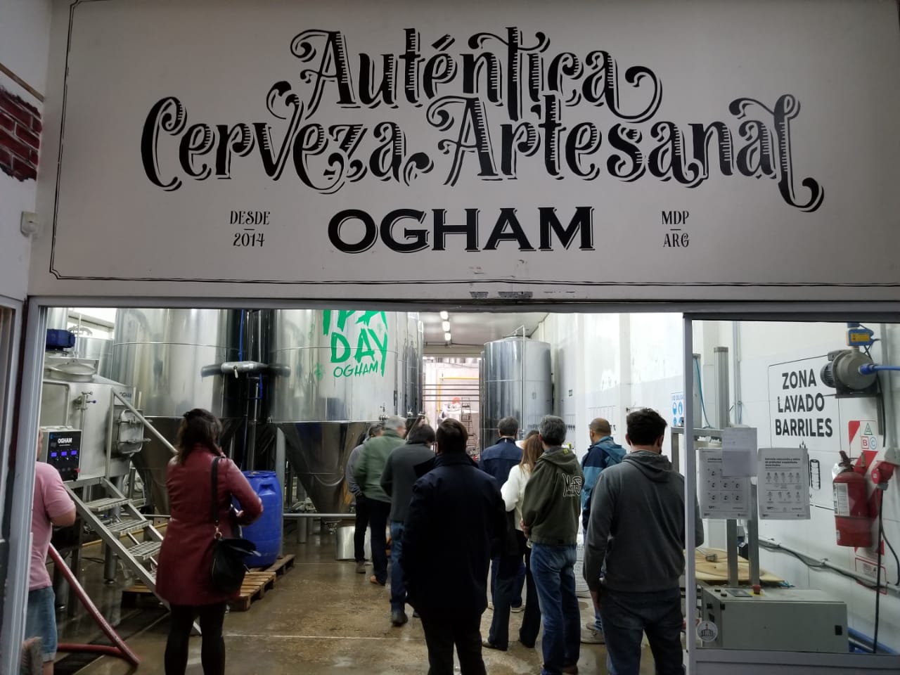 UCIP visitó la fábrica de Cerveza Artesanal Ogham