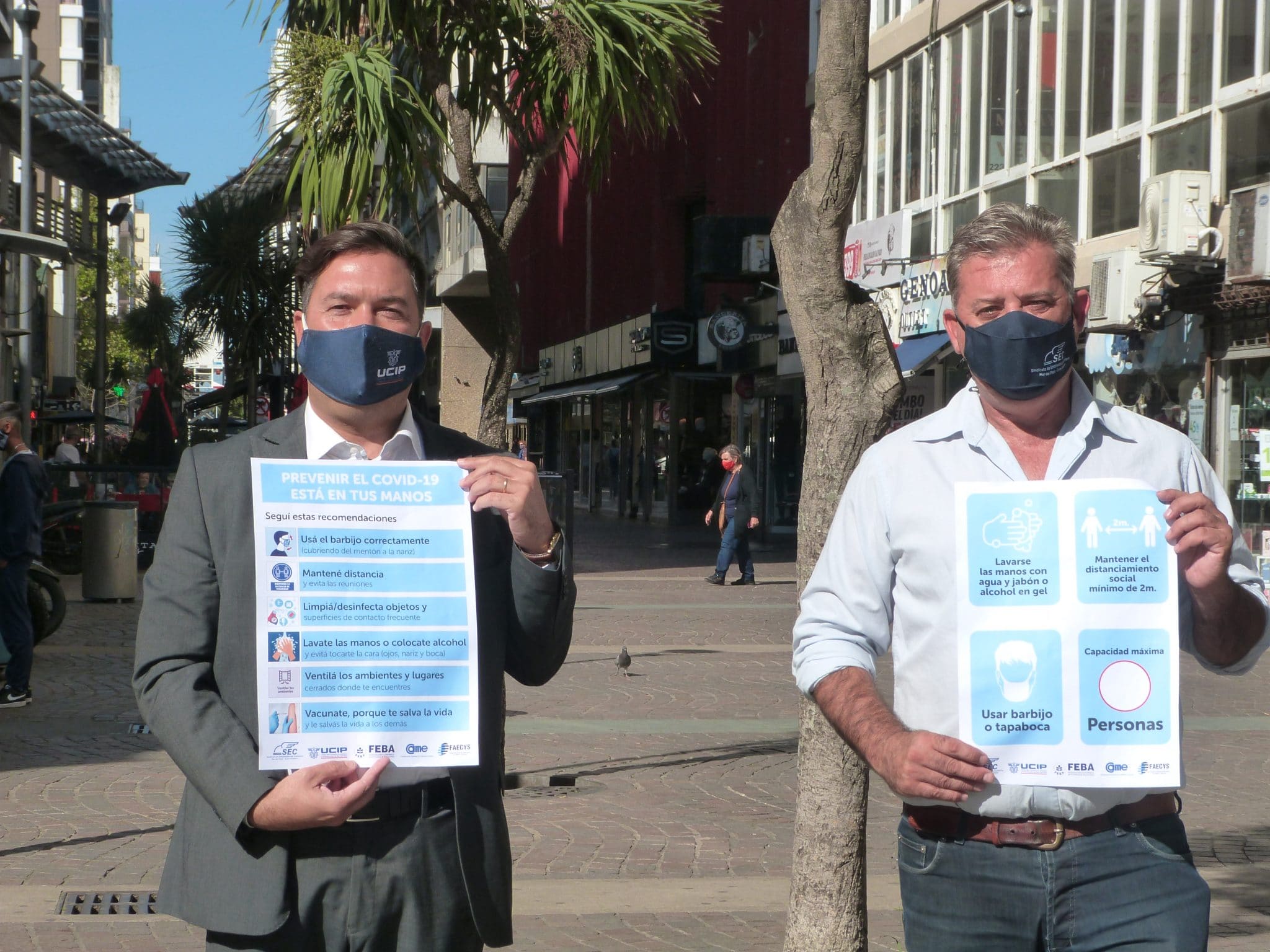La UCIP junto con el Sindicato de Empleados de Comercio lanzaron la campaña: en defensa de la salud y el trabajo