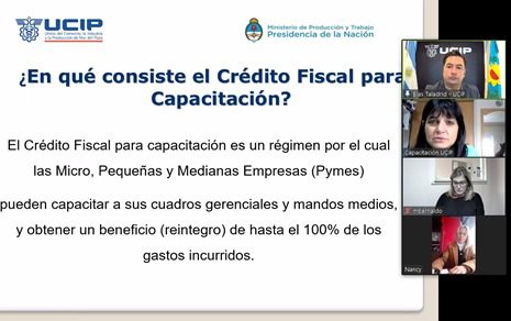 UCIP presentó las nuevas líneas de subsidios para pymes