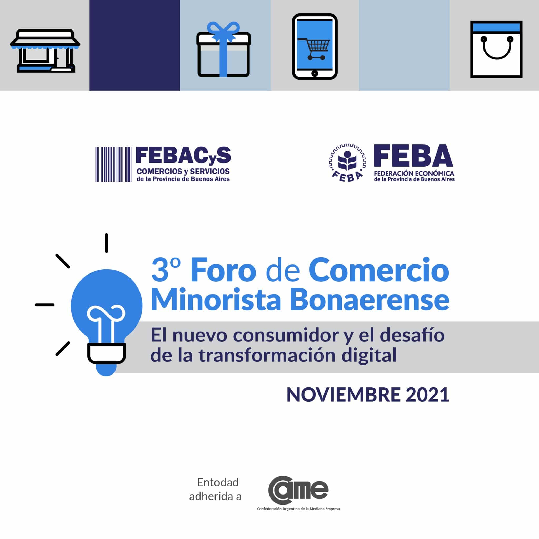 Se realizará el 3º Foro de Comercio Minorista Bonaerense