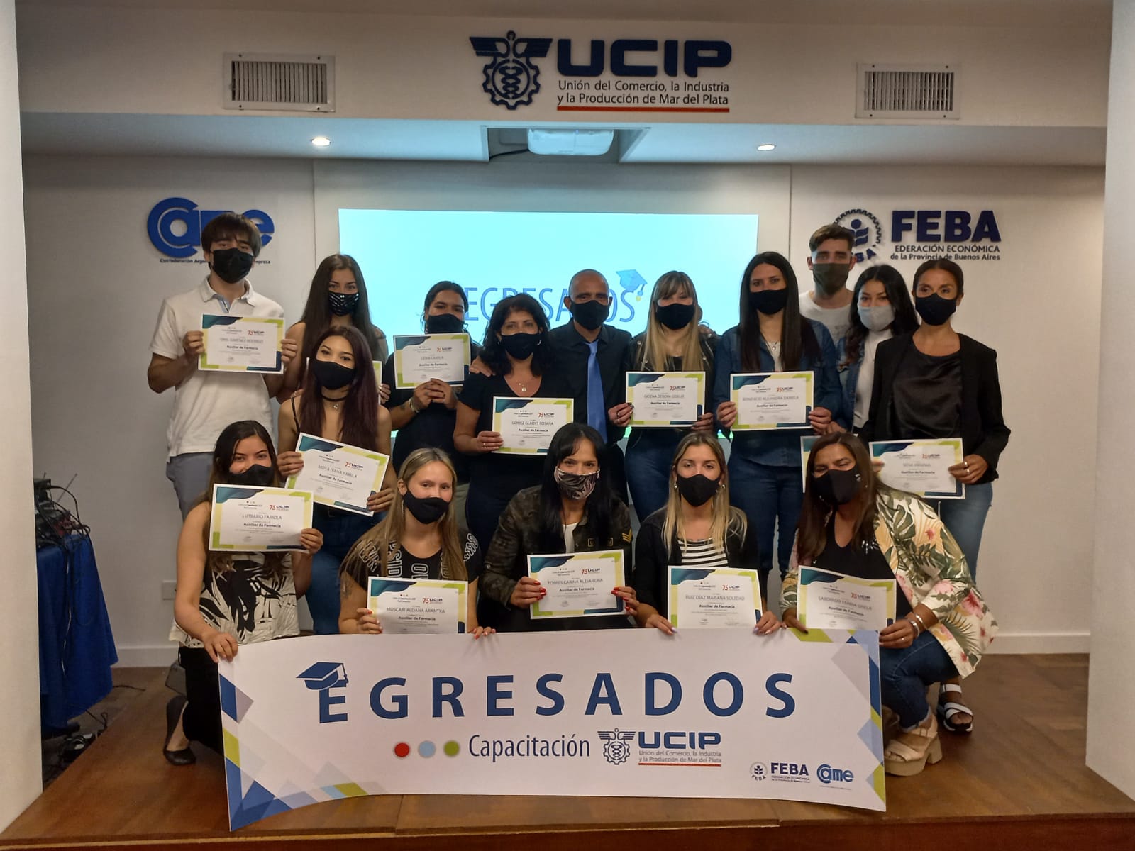 Nuevos Egresados del Centro de Capacitación UCIP Raúl Lamacchia