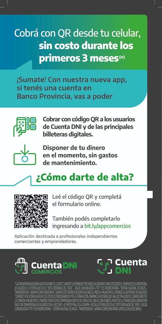 Cuenta DNI Comercios: La nueva herramienta del Banco Provincia