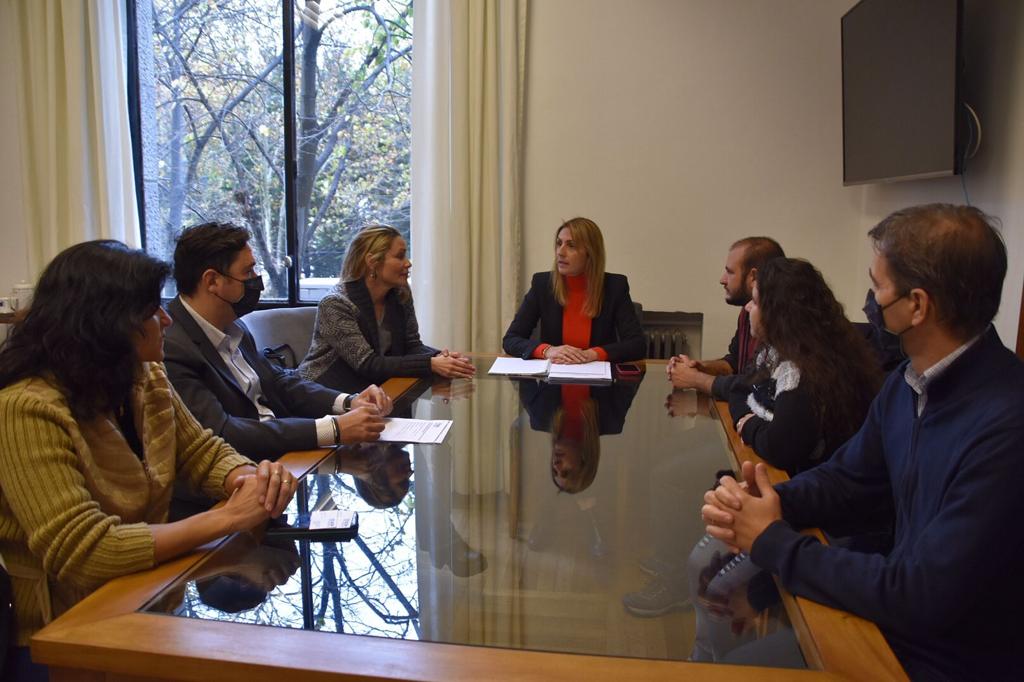 Reunión de trabajo en la presidencia del HCD