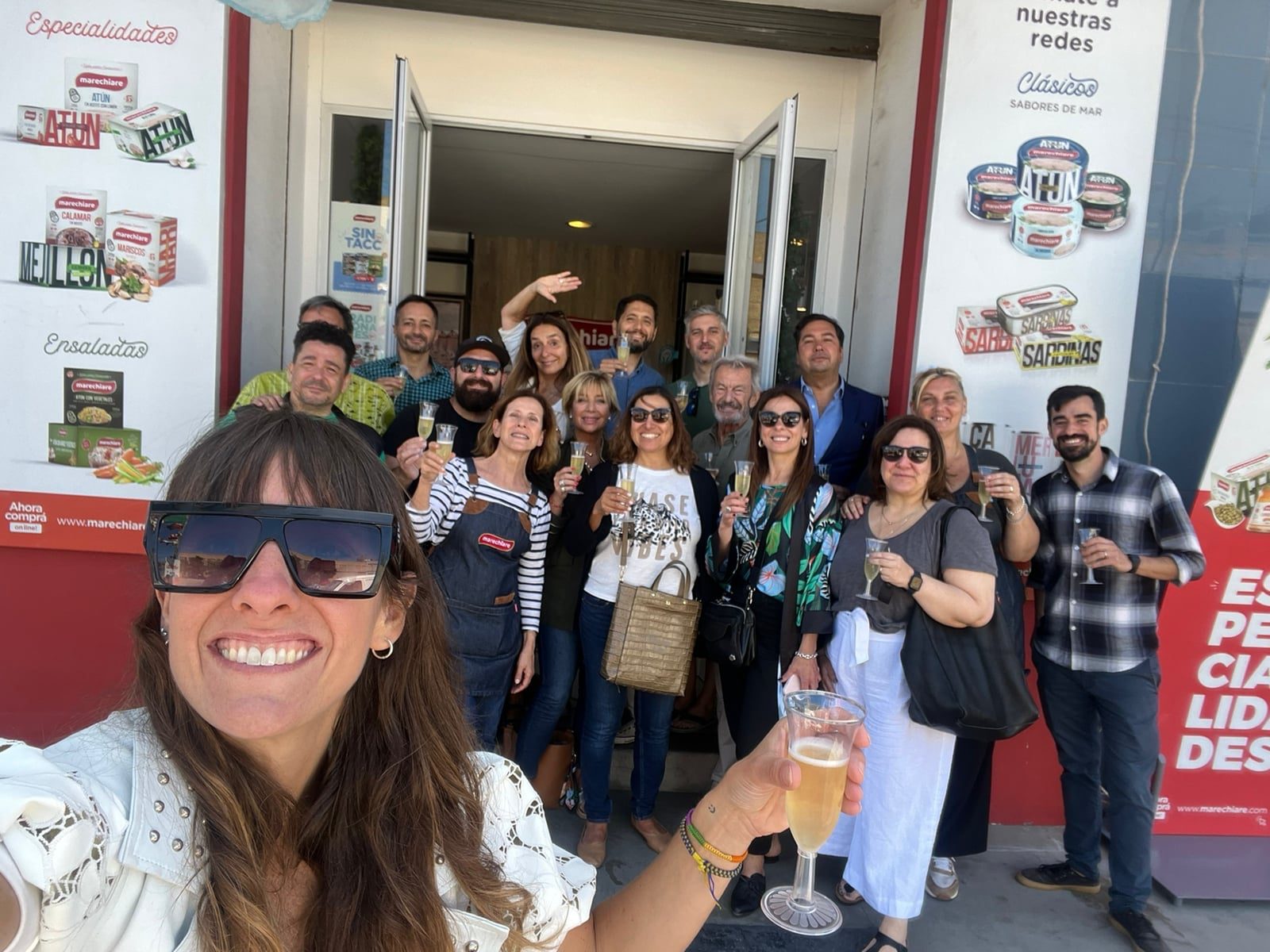 Brindis de Fin de Año en la empresa «Marechiare»