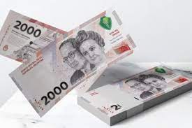 El BCRA puso en circulación el billete de 2000 pesos