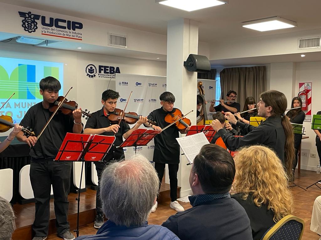 La Orquesta Infanto Juvenil se presentó en UCIP