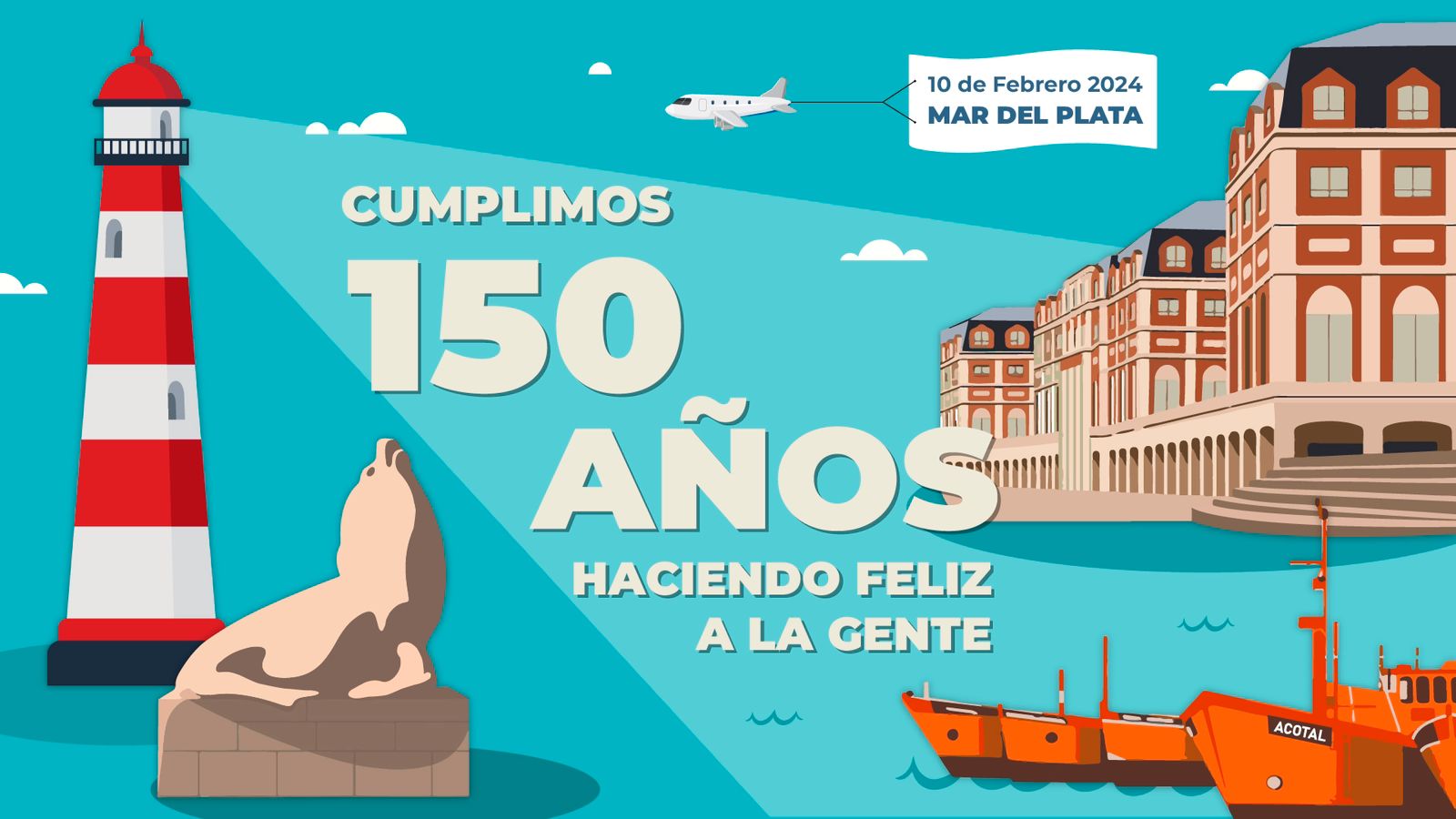 Programación de los Festeros por los 150 años de la ciudad