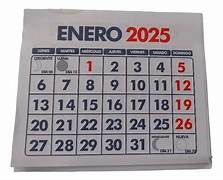 Calendario de feriados y días no laborables de 2025