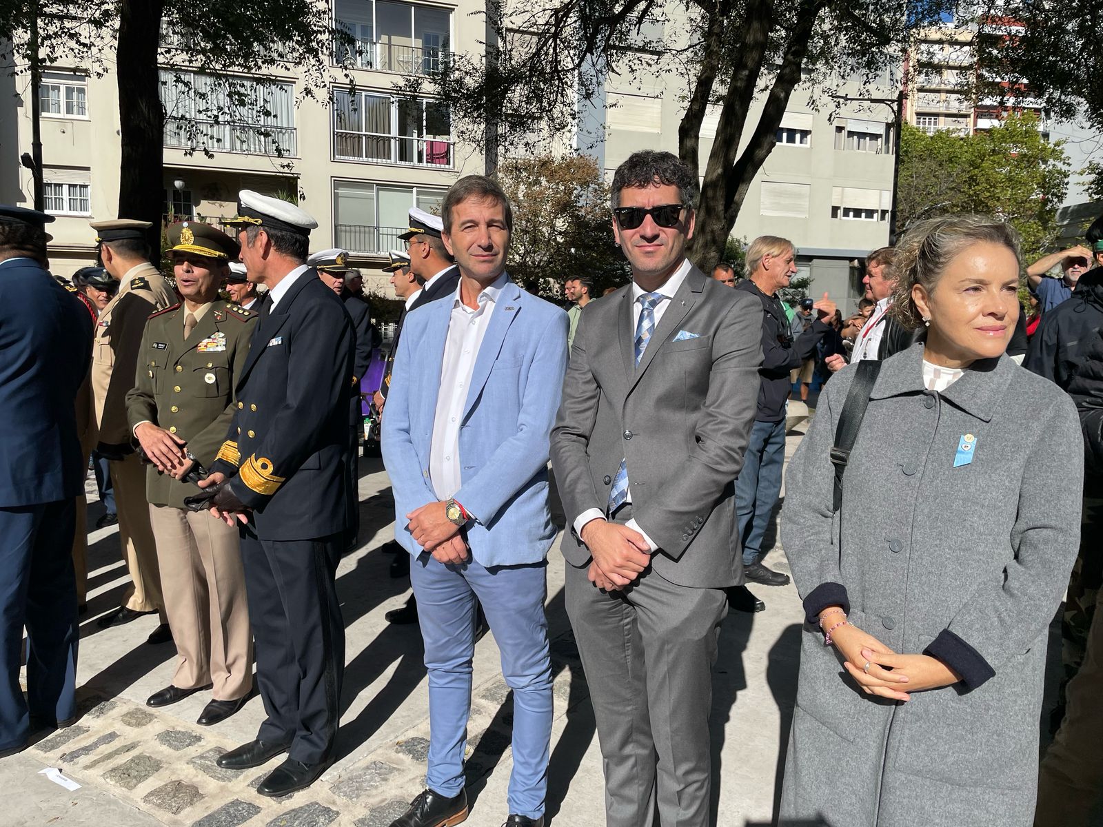 Presencia de la UCIP en el acto por el 2 de Abril